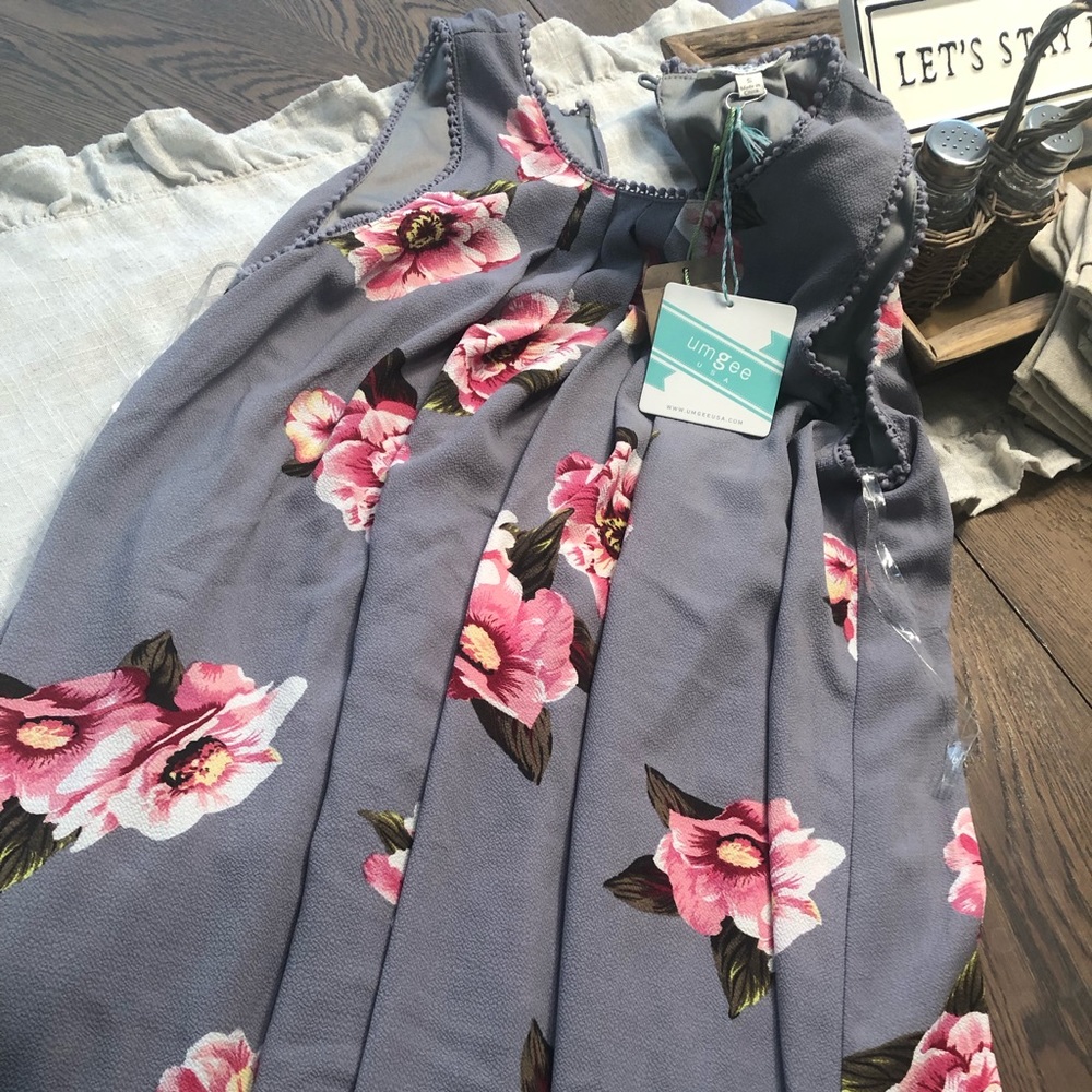 Sold Elsewhere - Cute Floral Sleeveless Dress NWT